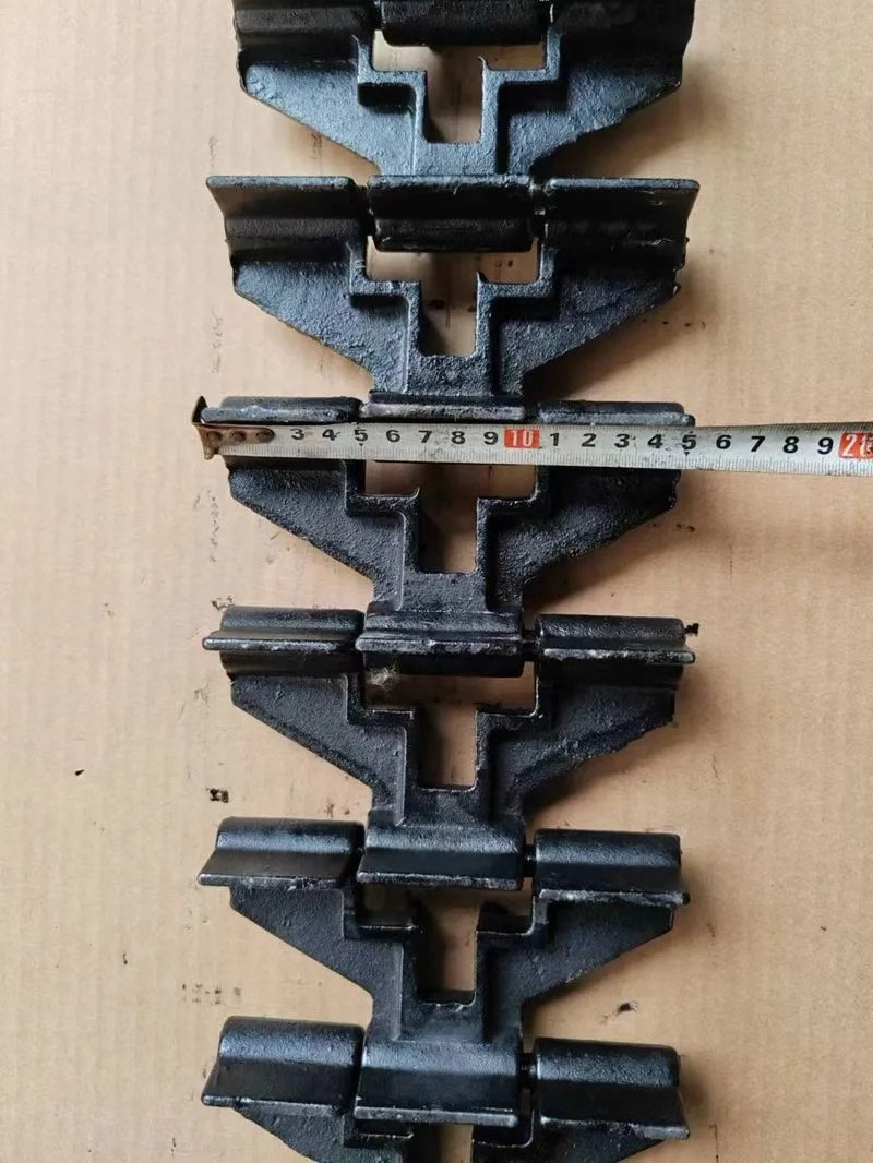 Metal Track Chain Assembly For Xiaohongniu Mini Power Tiller, 130mm/150mm Width Track Chain, Ductile Iron Drive Sprocket Tiller Spare Parts