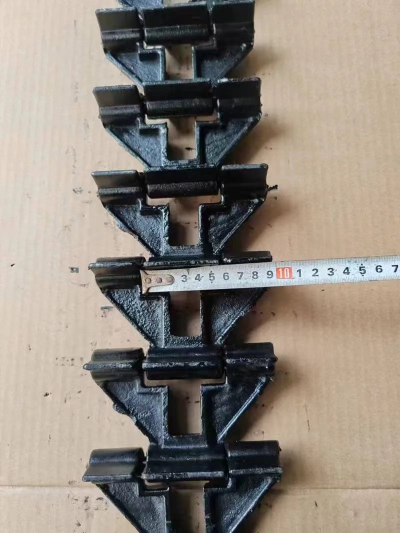 Metal Track Chain Assembly For Xiaohongniu Mini Power Tiller, 130mm/150mm Width Track Chain, Ductile Iron Drive Sprocket Tiller Spare Parts