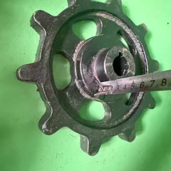 Track Drive Sprocket For Remote Control Tracked Mower, 10 Teeth 60 Pitch Ductile Iron Drive Gear With Taper Bore