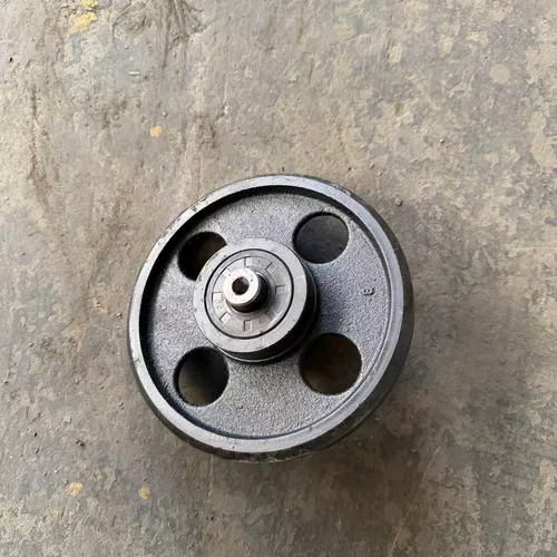 Track Support Roller For Remote Control Tracked Mower, Ductile Iron Idler Wheel OD 130mm & 160mm, Crawler Chassis Spare Parts
