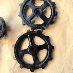 Track Support Roller For Remote Control Tracked Mower, Ductile Iron Idler Wheel OD 130mm & 160mm, Crawler Chassis Spare Parts