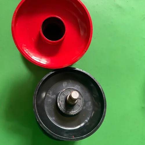 Track Support Roller For Mini Tracked Transporter & Tracked Mower, Stamped Welded Roller Fit 150/180mm Rubber Track