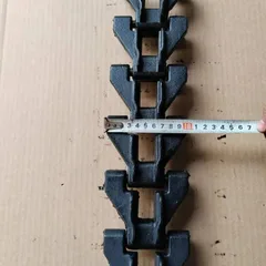 Metal Track Chain Assembly For Xiaohongniu Mini Power Tiller, 130mm/150mm Width Track Chain, Ductile Iron Drive Sprocket Tiller Spare Parts