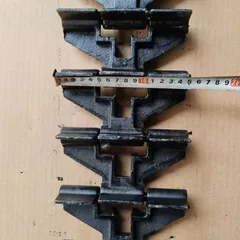 Metal Track Chain Assembly For Xiaohongniu Mini Power Tiller, 130mm/150mm Width Track Chain, Ductile Iron Drive Sprocket Tiller Spare Parts