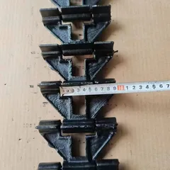Metal Track Chain Assembly For Xiaohongniu Mini Power Tiller, 130mm/150mm Width Track Chain, Ductile Iron Drive Sprocket Tiller Spare Parts