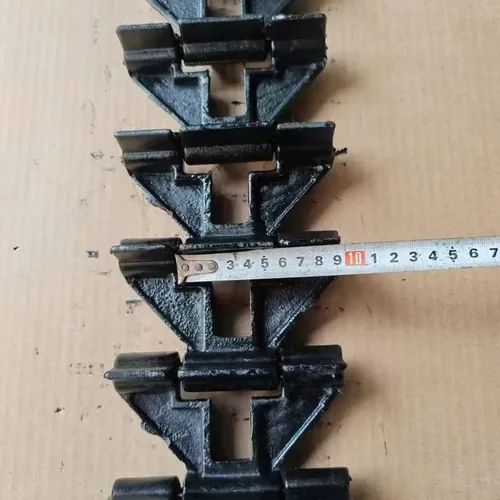 Metal Track Chain Assembly For Xiaohongniu Mini Power Tiller, 130mm/150mm Width Track Chain, Ductile Iron Drive Sprocket Tiller Spare Parts