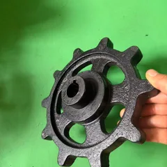Track Drive Sprocket For Remote Control Tracked Mower, 10 Teeth 60 Pitch Ductile Iron Drive Gear With Taper Bore