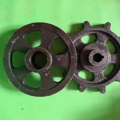 Track Drive Sprocket For Remote Control Tracked Mower, 10 Teeth 60 Pitch Ductile Iron Drive Gear With Taper Bore
