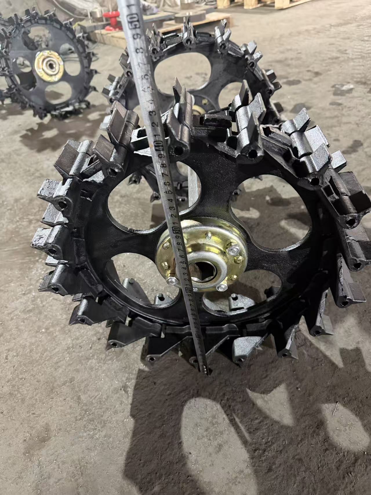 Removable Tooth Block Track Drive Sprocket For Mini Tracked Transporter, Track Driving Wheel For Remote Control Tracked Mower