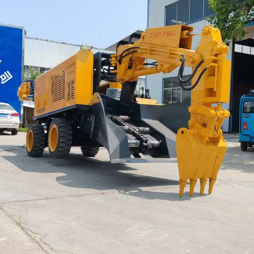 Model 80 slag remover, heavy-duty, suitable for gold mines, iron mines, and underground tunnel slag removal - powered by engine/electricity