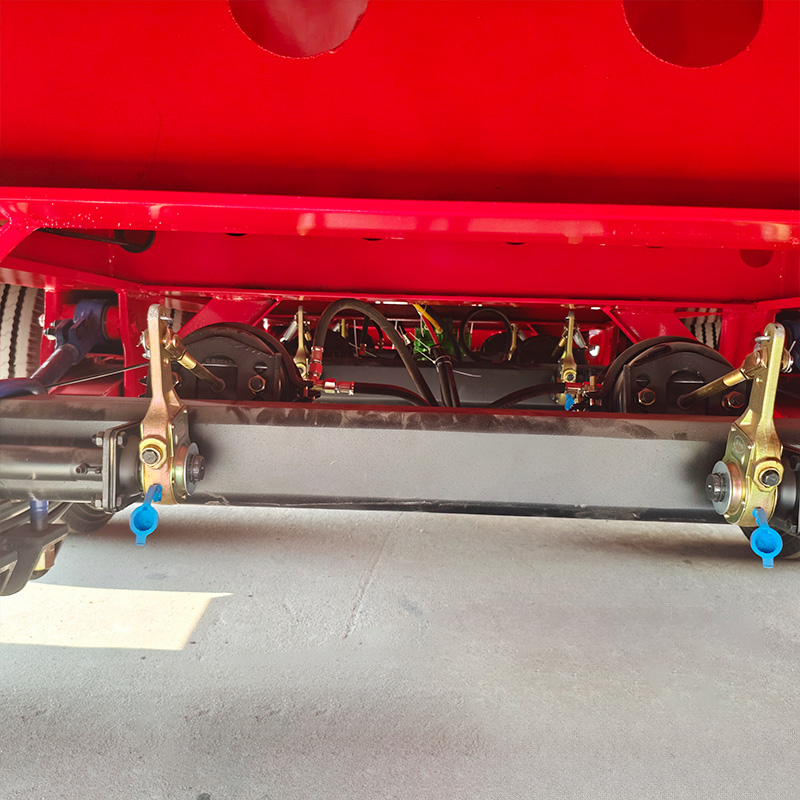 Heavy Duty 3 Axles Lowboy Trailer, Q345 Steel For Africa
