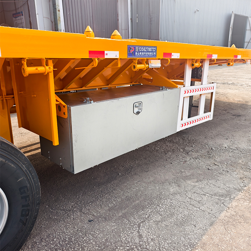 Heavy Duty 4 Axle Flatbed Semi Trailer Factory Direct Export For Africa