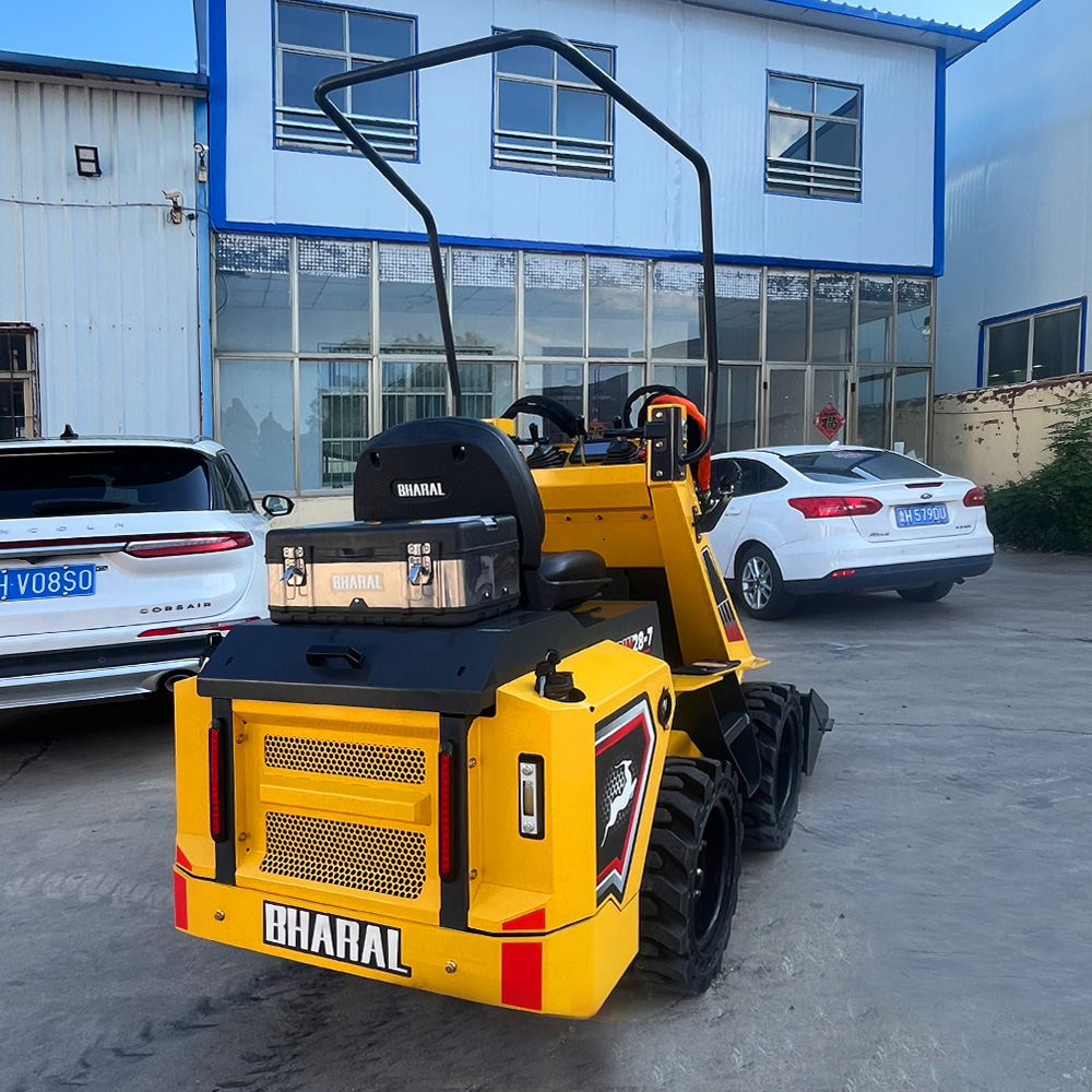 RW28‑7 Compact Wheel Skid Steer Loader ZONSENROTO 23HP Dual Cylinder Gasoline Engine EPA Euro V Certified Multi‑Attachments For Snow Removal Construction