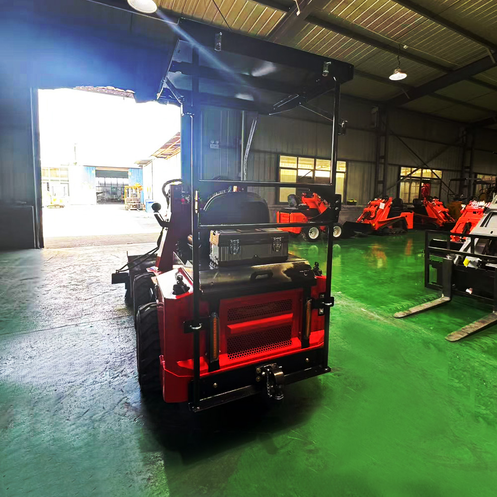 KOOP292 动力 RW28‑7 滑移装载机 1050kg 工作重量 360kg 额定容量 多功能市政园林农场应用