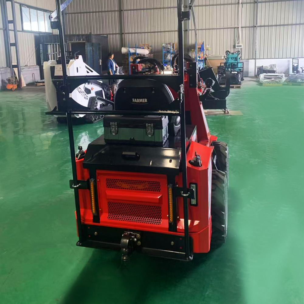 Narrow Working Site Mini RW28‑7 Skid Steer Loader 4.3 Inch Touch Screen Control System Support Simultaneous Operation Of Multiple Attachments Factory Supply