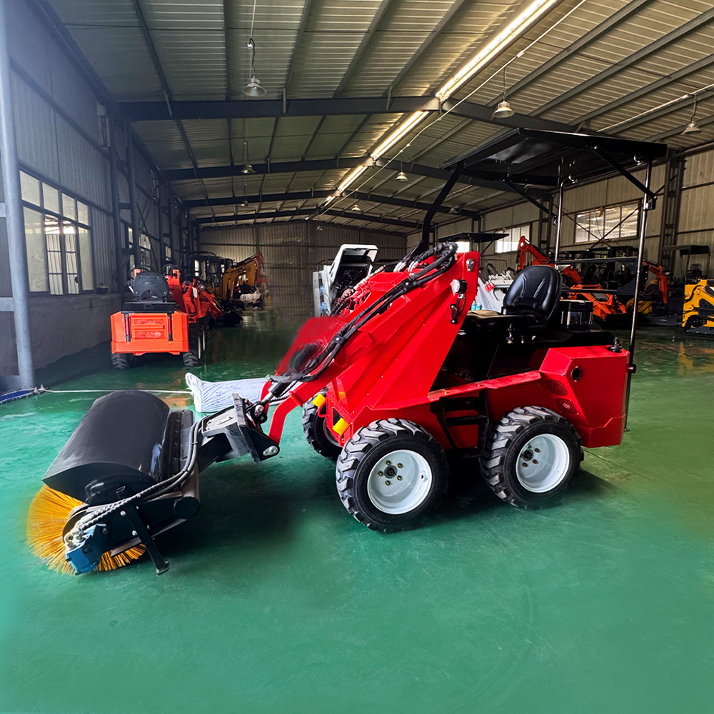 KOOP292 动力 RW28‑7 滑移装载机 1050kg 工作重量 360kg 额定容量 多功能市政园林农场应用