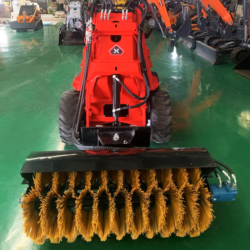 Narrow Working Site Mini RW28‑7 Skid Steer Loader 4.3 Inch Touch Screen Control System Support Simultaneous Operation Of Multiple Attachments Factory Supply