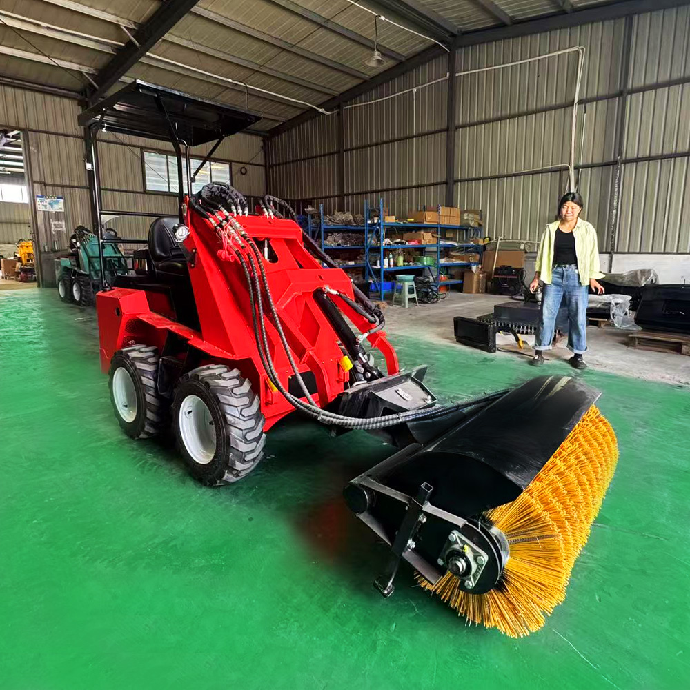 KOOP292 动力 RW28‑7 滑移装载机 1050kg 工作重量 360kg 额定容量 多功能市政园林农场应用