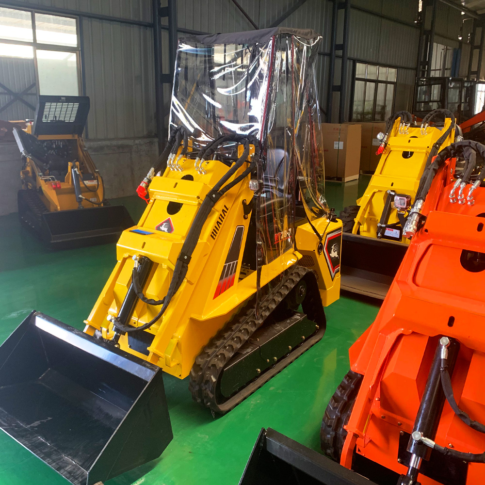 Cost‑effective RW28‑7 Mini Skid Steer Loader 20L Fuel & Hydraulic Tank 7km/h Travel Speed Small Construction Loading Machinery Ready Stock