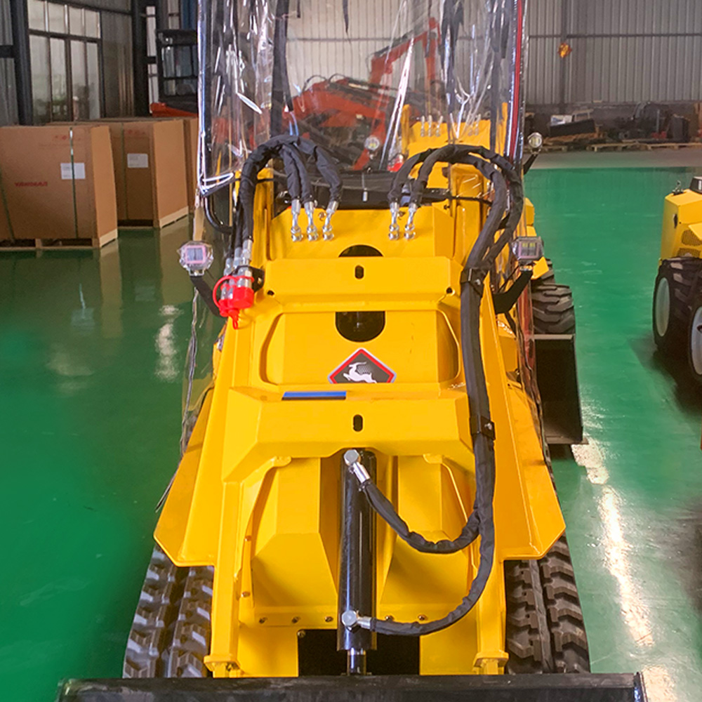 Cost‑effective RW28‑7 Mini Skid Steer Loader 20L Fuel & Hydraulic Tank 7km/h Travel Speed Small Construction Loading Machinery Ready Stock
