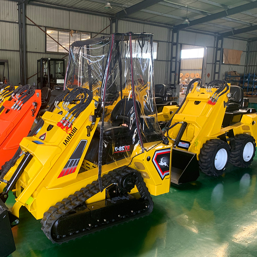 Cost‑effective RW28‑7 Mini Skid Steer Loader 20L Fuel & Hydraulic Tank 7km/h Travel Speed Small Construction Loading Machinery Ready Stock