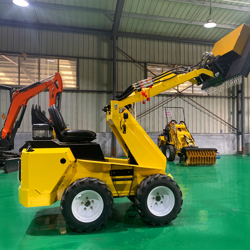RW28‑8 轮式小型滑移装载机 ZONSENROTO 23HP 汽油发动机 EPA 欧五 3‑泵电控附件阀 工程机械