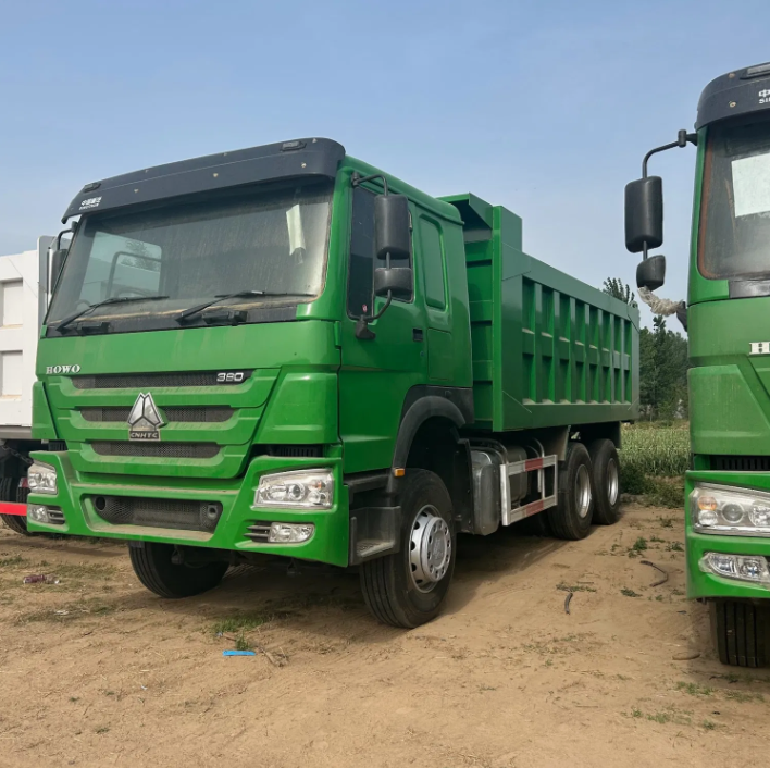 Sinotruk HOWO 6X4 Dump or Tipper Truck Automatic and Manual Transmission Diesel Fuel Euro 2 Standard Good Condition Used New for Paraguay