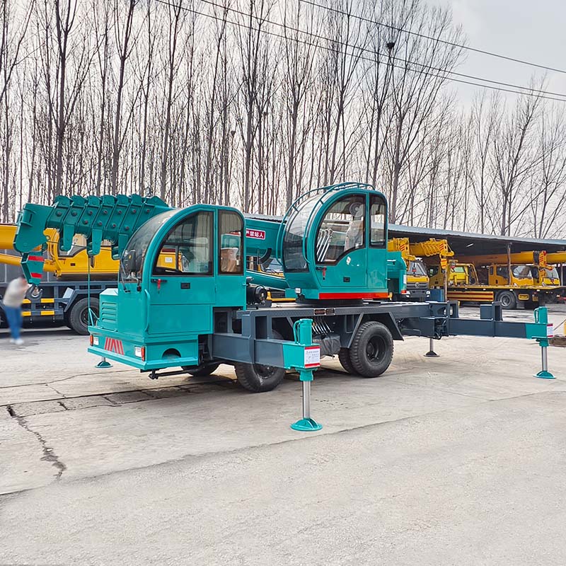 Custom 8-Ton Hydraulic Truck Crane – Telescopic Boom Mobile Lifting Machinery