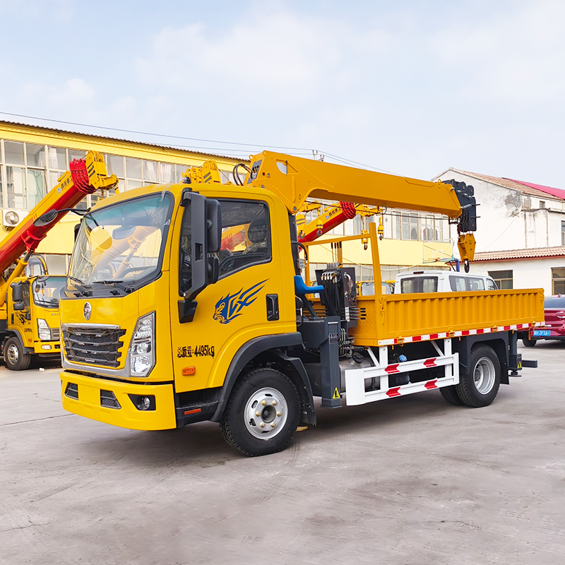 5 Ton Hydraulic Truck Mounted Crane Telescopic Boom Lifter For Urban Engineering And Material Handling