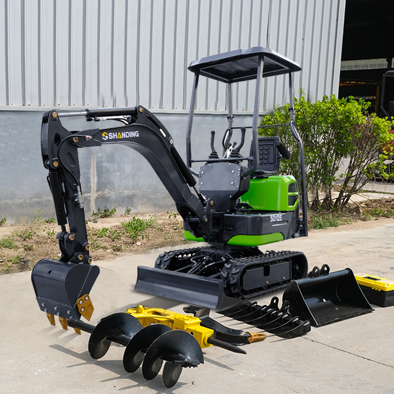 0.98Ton Mini Crawler Excavator Small Digging Machine For Garden Orchard Farm