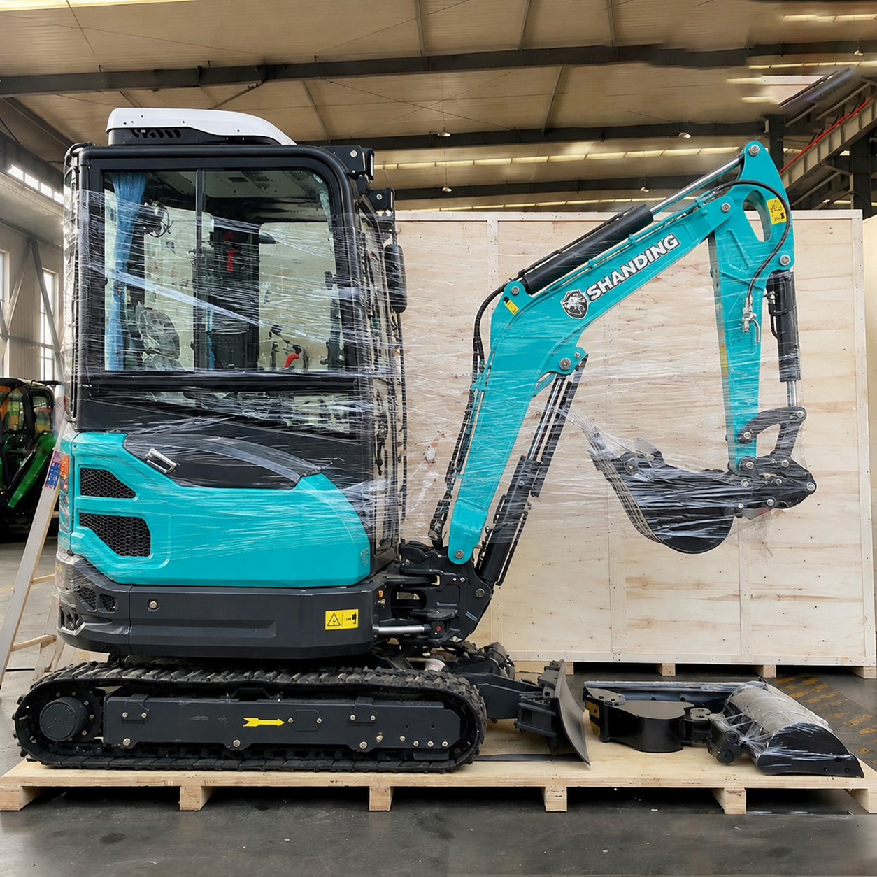 SD30U Hot Sale 1 Ton 2 Ton 3 Ton Enclosed Cabin Micro Digger CE EPA Euro 5 Thumb Bucket Farm Garden Pelle Crawler Bagger Small Excavator