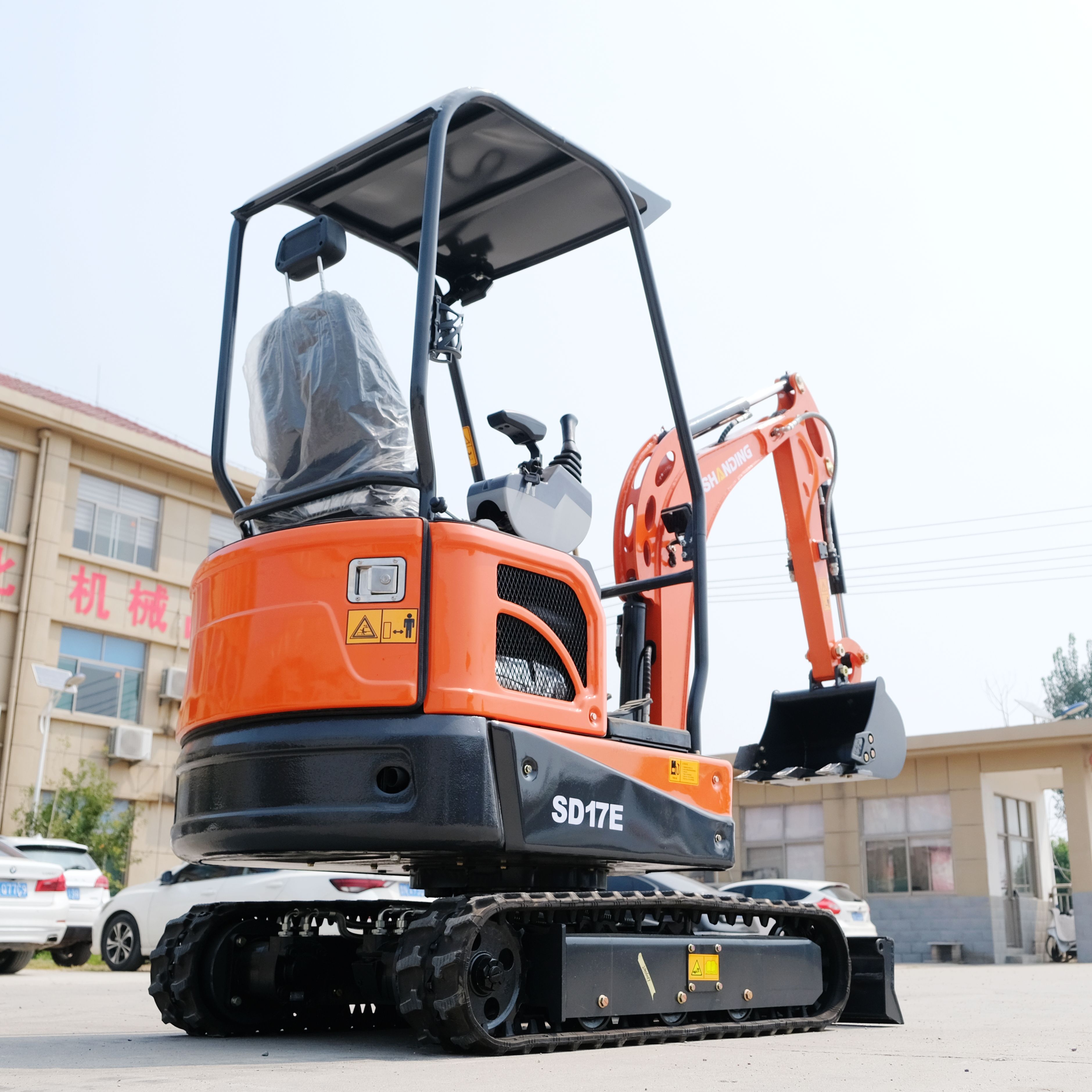 Hot Sale 1 Ton 2 Ton 3 Ton Pilot Joystick Small Digger EPA Euro 5 CE Mini Crawler Bagger Drainage Municipal Pelle Compact Micro Excavator