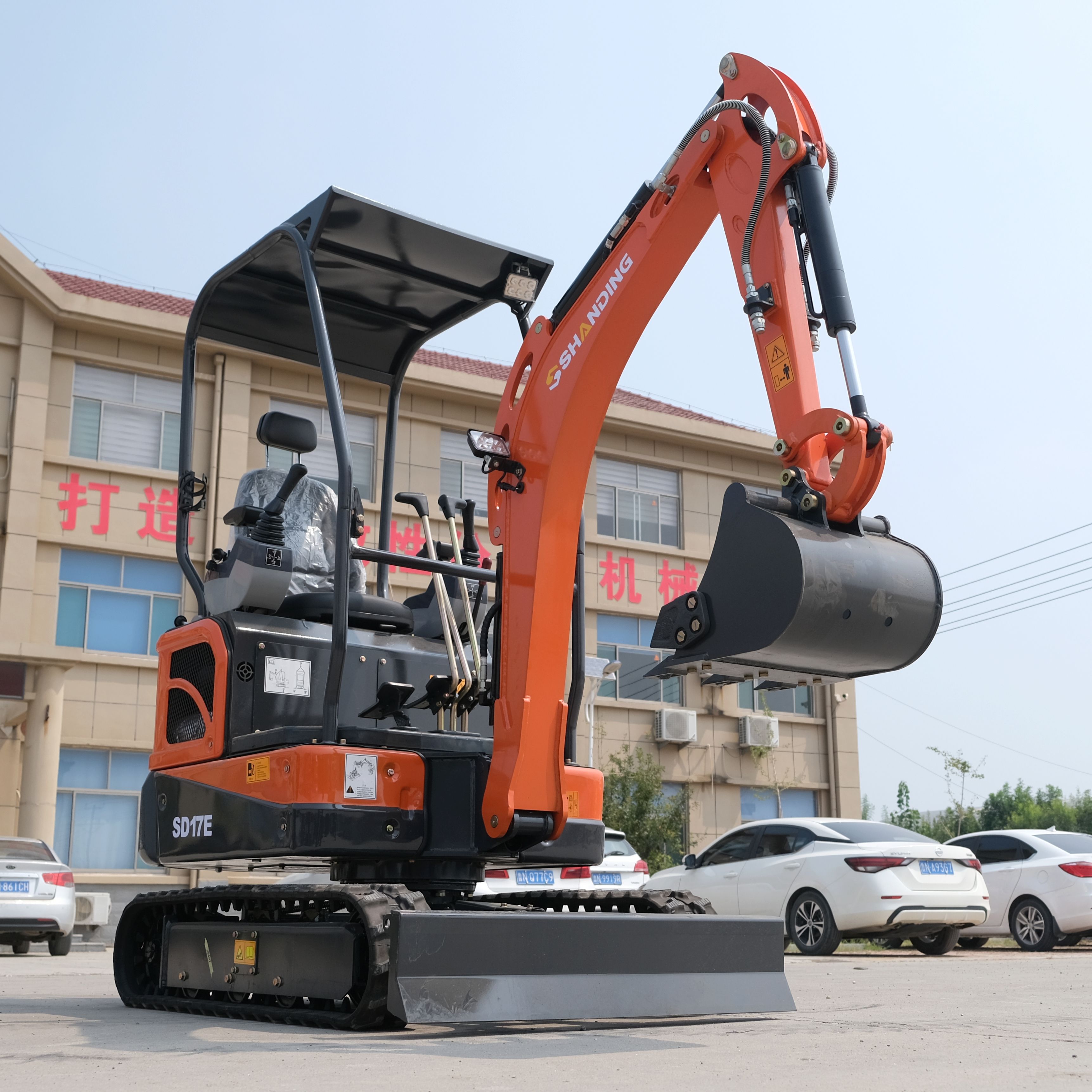 Hot Sale 1 Ton 2 Ton 3 Ton Pilot Joystick Small Digger EPA Euro 5 CE Mini Crawler Bagger Drainage Municipal Pelle Compact Micro Excavator