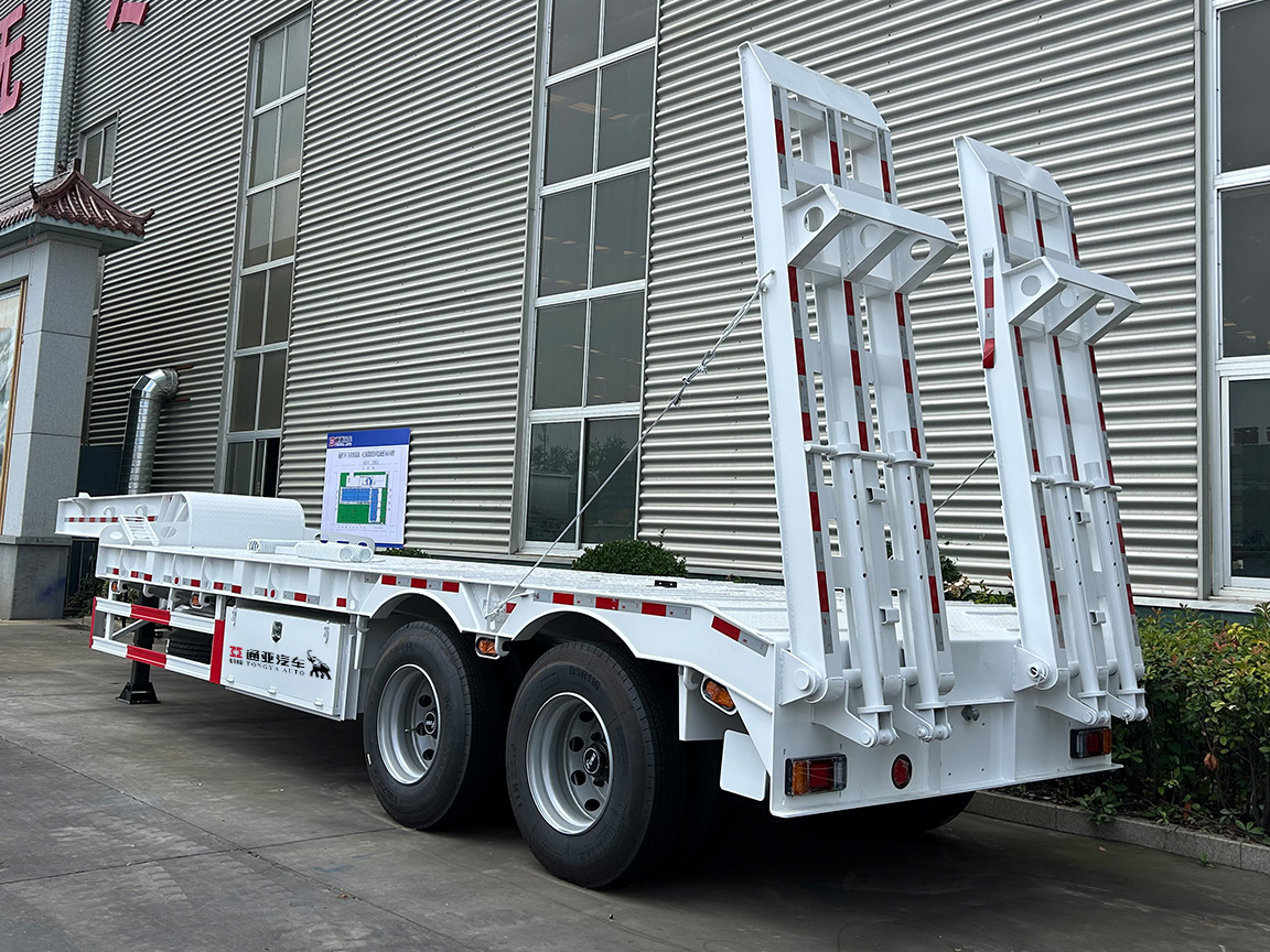 2 Axle Low Bed Semi Trailer