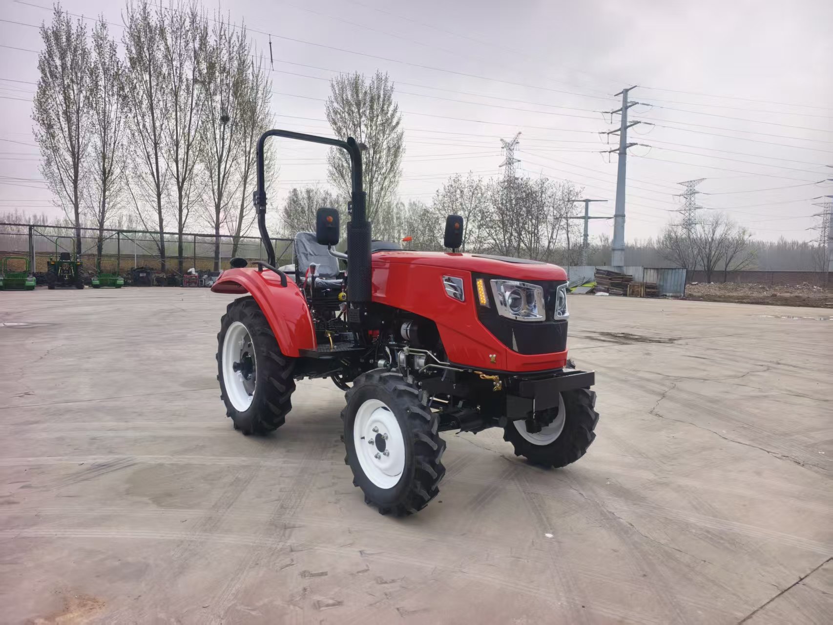 25HP 4WD Farm Tractor Single Cylinder Laidong Engine 8+2 Gear Agricultural Four-Wheel Tractor