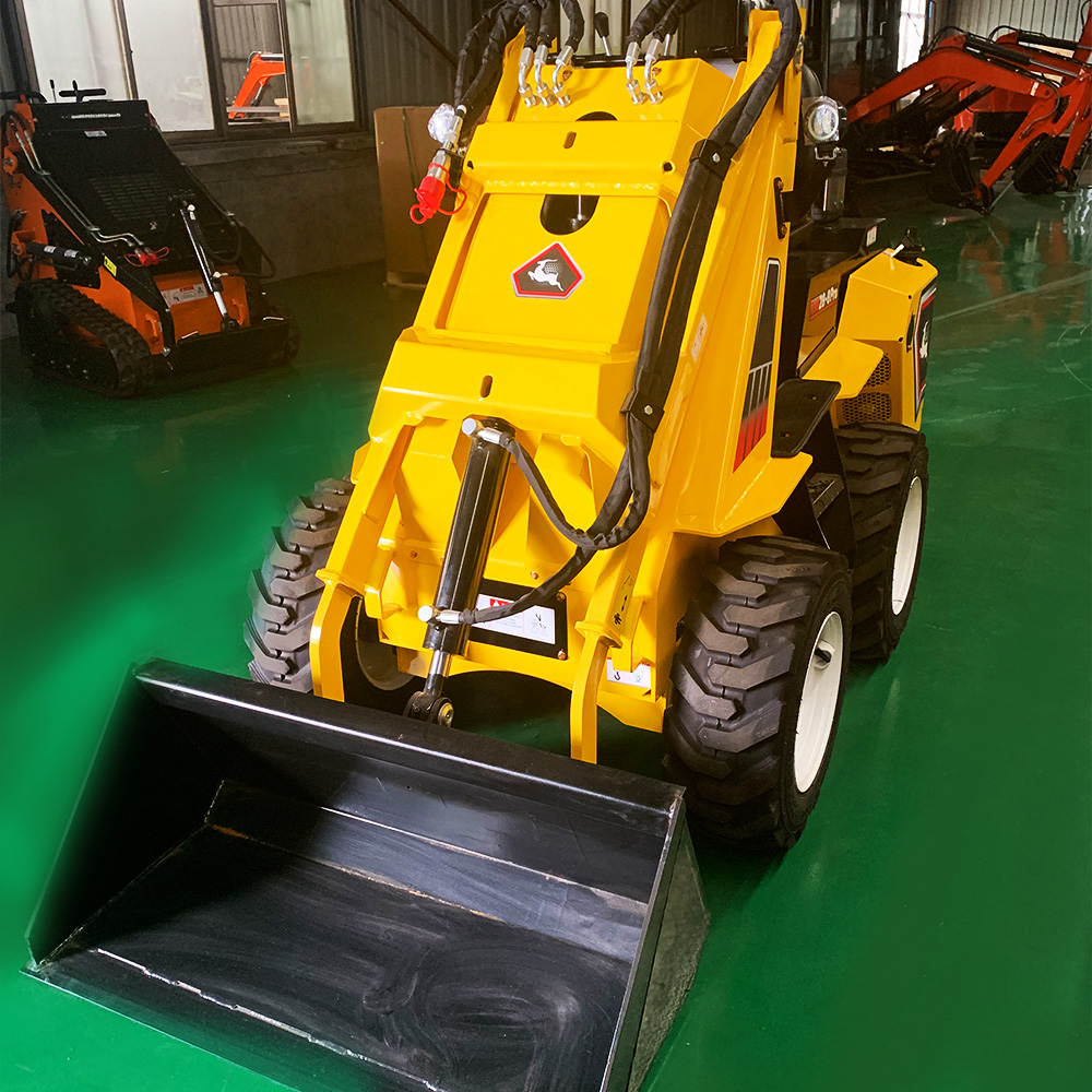 RW28-8 Pro Mini Wheel Skid Steer Loader 23HP EFI Engine EPA Euro V Certified High-end Main Valve Multi-attachment Skid Steer