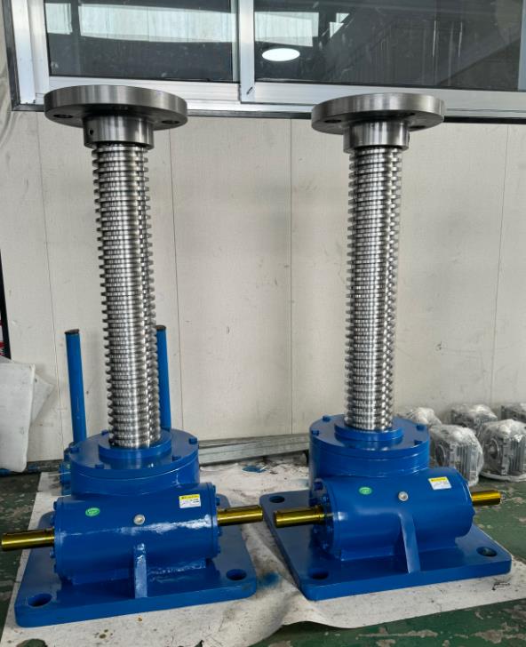 SJA spiral screw elevator high load synchronous control building logistics equipment lifting device