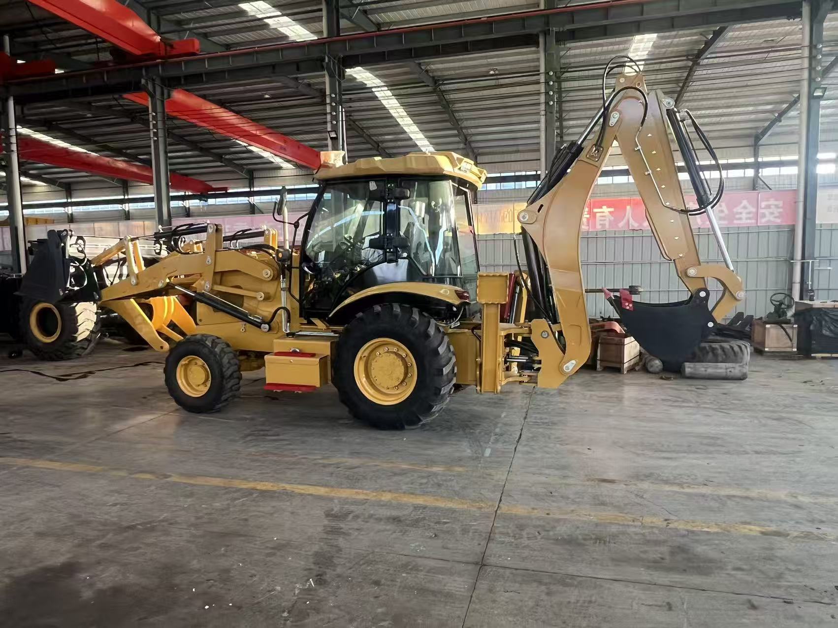 SHENTUI 388 Backhoe Loader Factory Price | 40HC Container Packing 2Units | Yuchai/Cummins Options | LANDNEO Global Export Ready