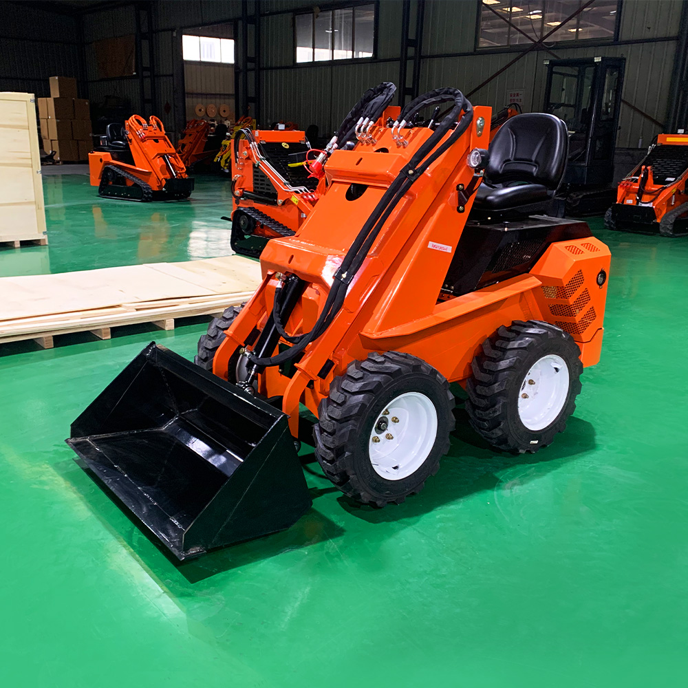 RW26‑7 Mini Wheel Skid Steer Loader Zongshen Runtong 15HP Single‑Cylinder Gasoline Engine EPA Euro5 Certified 4.3 Inch Touch Screen Multi‑Attachment Skid Steer