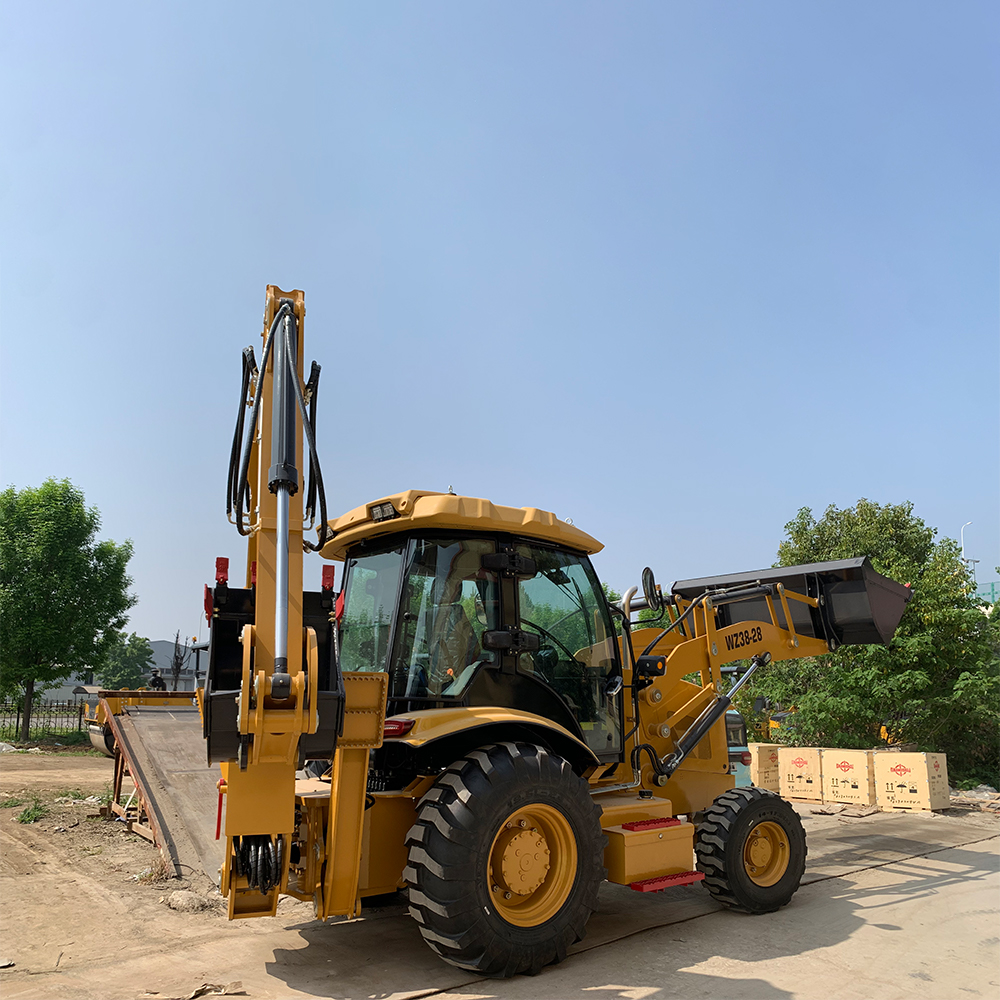 SHENTUI WZ38-28 All-Terrain Backhoe Loader 4WD | 300mm Ground Clearance | 19.5L-24 Vacuum Tires | Heavy-Duty Rough Terrain Earthmoving Tractor by LANDNEO