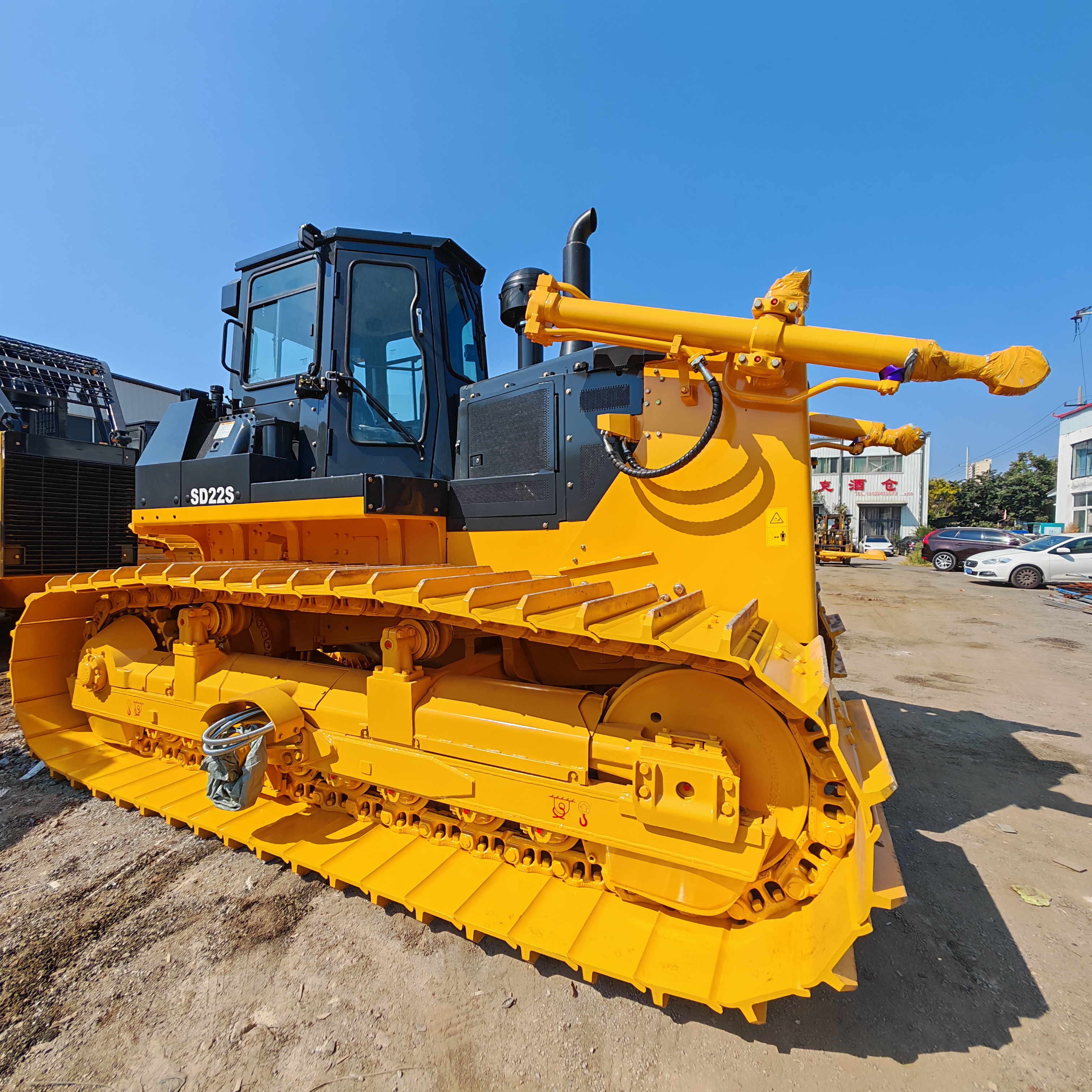 SHENTUI SD22S 220HP Crawler Dozer | LANDNEO Smart Control, 25.7T, 175kW WP12 Engine, 450L Fuel Tank | Heavy Earthmoving Equipment for Mining & Construction