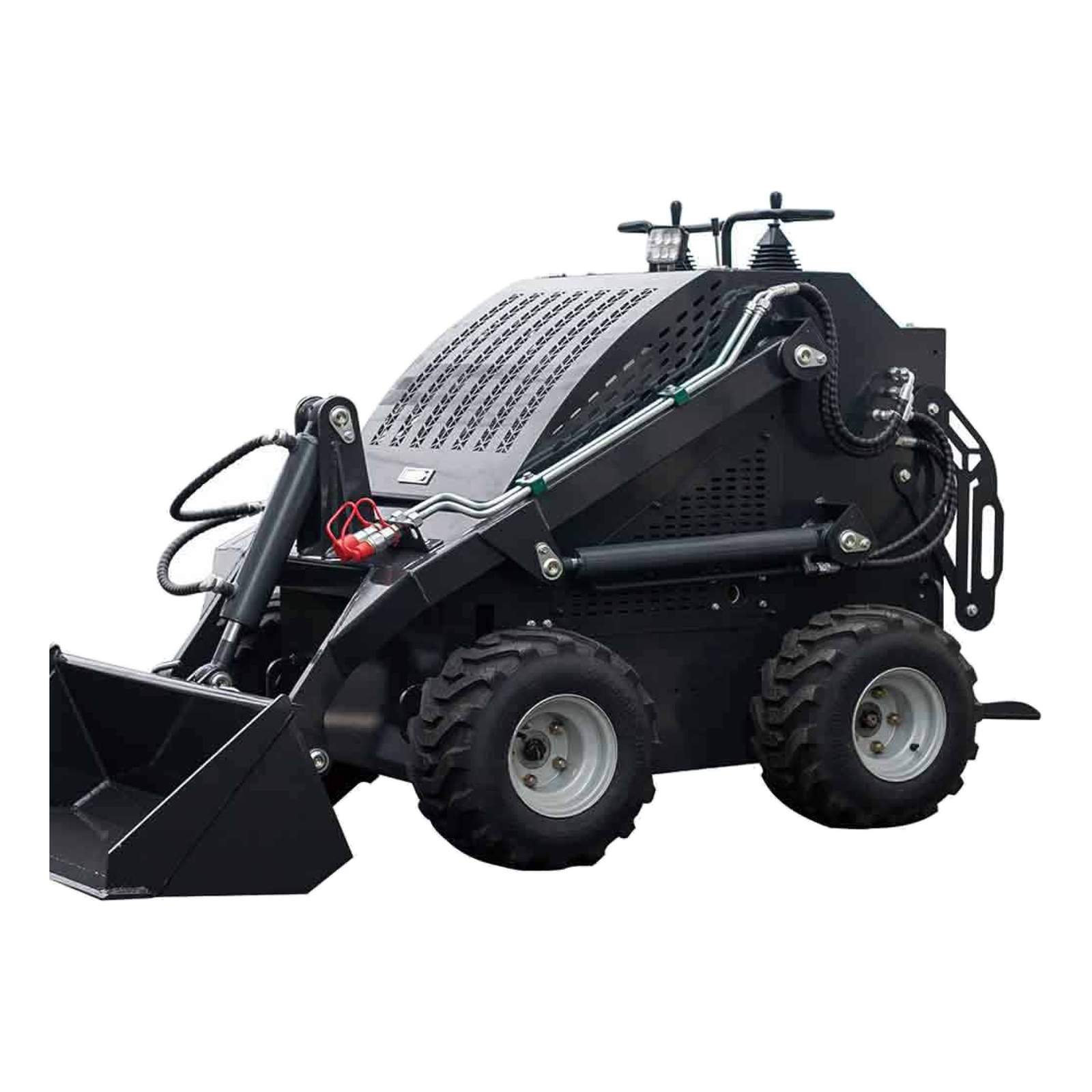 لودر انزلاقي التوجيه بعجلات S460، وزن تشغيلي 1060 kg، دلو بسعة 0.1 متر مكعب، حمولة مقننة 300 kg