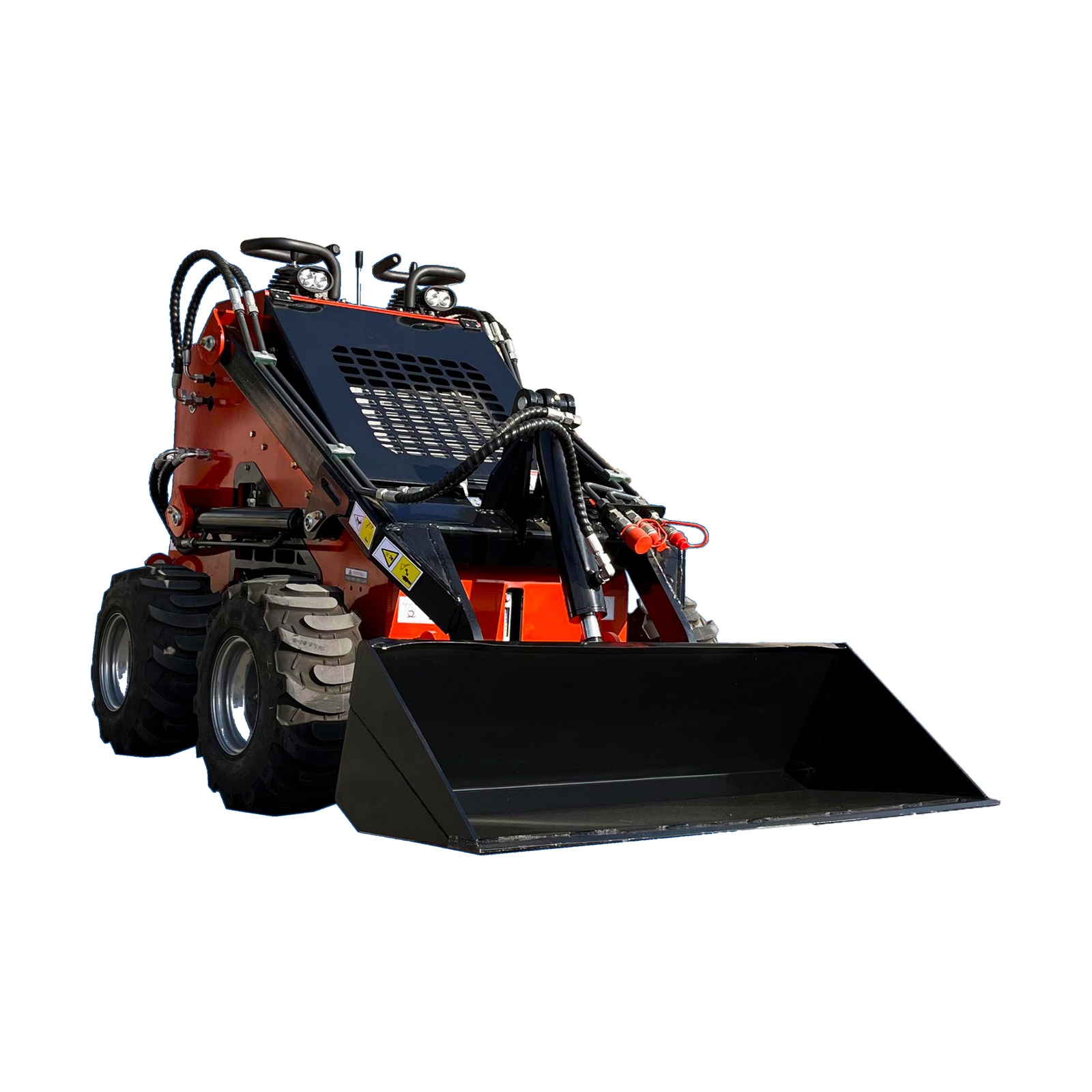 لودر انزلاقي التوجيه صغير بعجلات ME380-1W، 875 kg، دلو بسعة 0.15 م³، 27 HP
