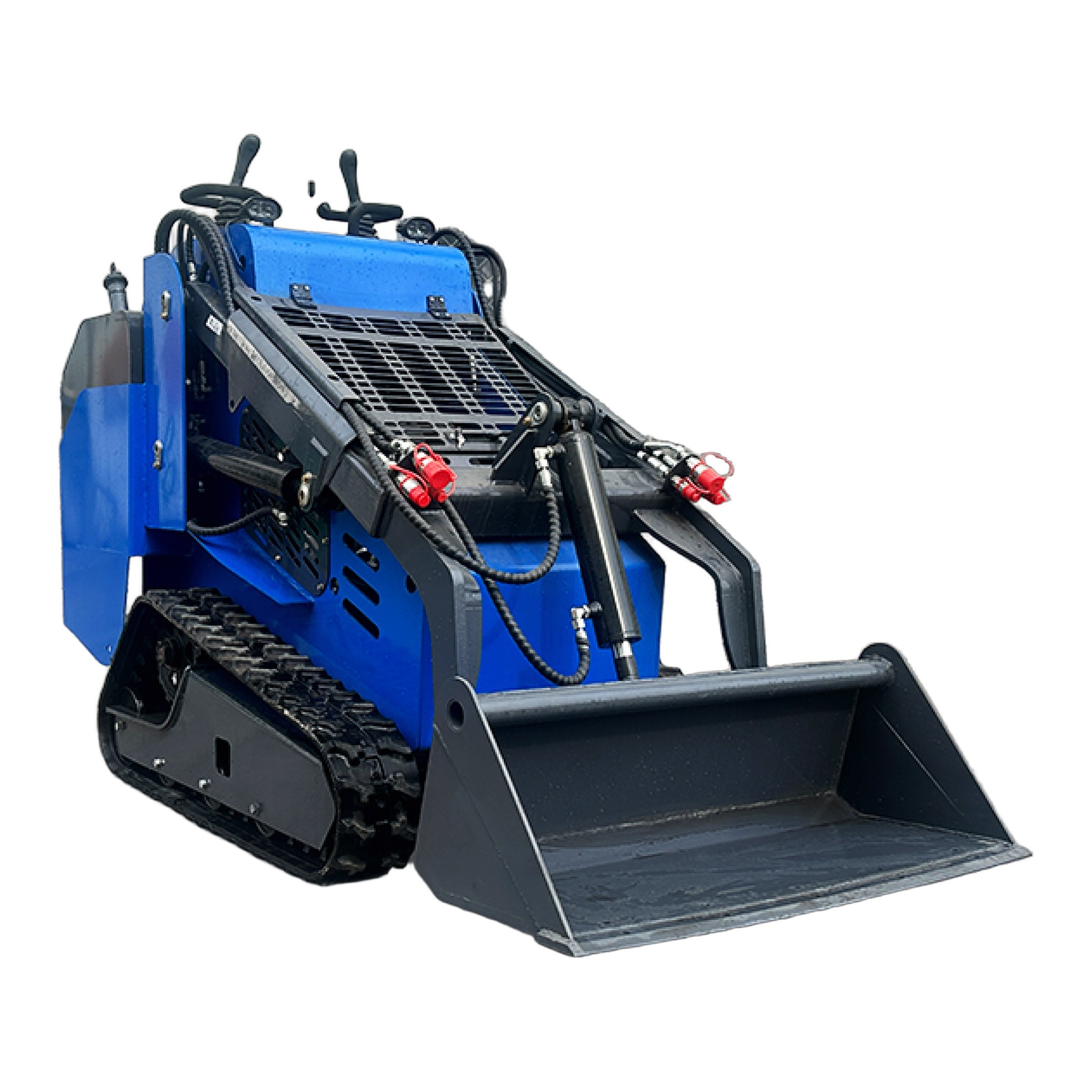 لودر مجنزر انزلاقي التوجيه ME1200، 1200 kg وزن التشغيل، جرافة بسعة 0.12 متر مكعب، 11.2 kW